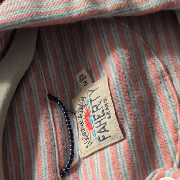 Faherty Brand Movement™ Rose Sky Stripe Short Sleeve Polo - Picture 5 of 5